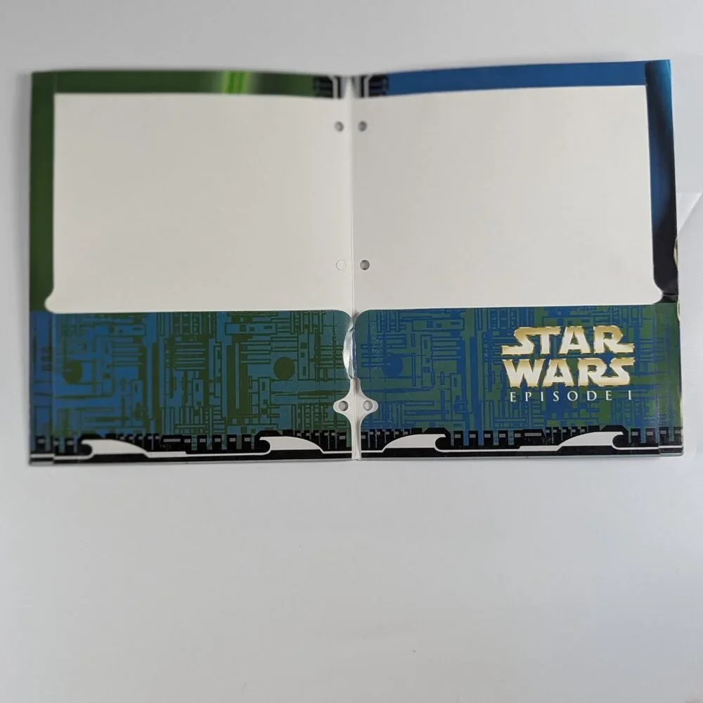 Star Wars Episode 1 Jedi 2 Pocket Folder 9.5